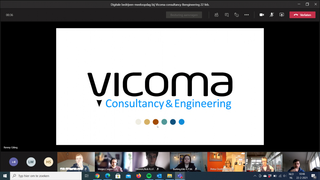 Derde digitale meeloopdag voor Vicoma Engineering